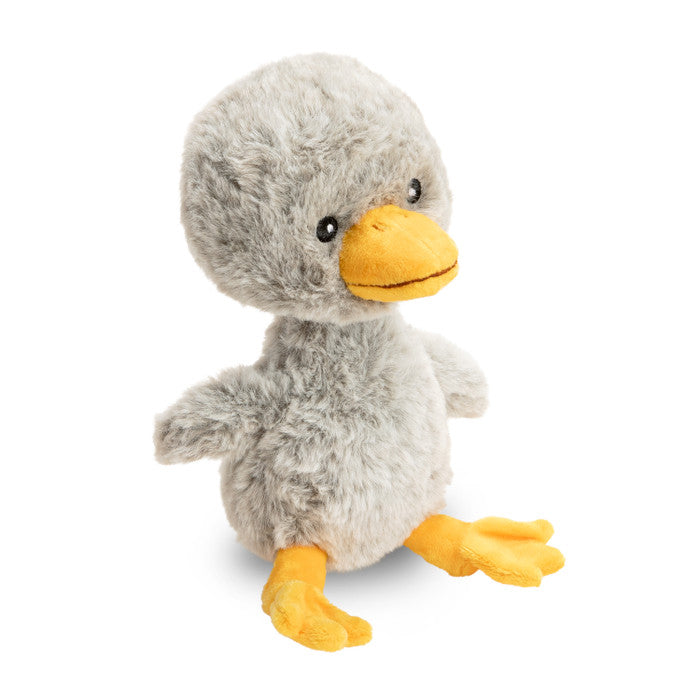 Soft plush duckling toy from stationery store, high-quality unique addition.