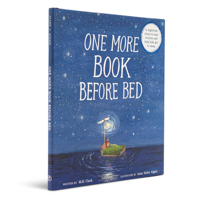 Cover of 'One More Book Before Bed', a unique bedtime storybook in our stationery store collection for night-time rituals.