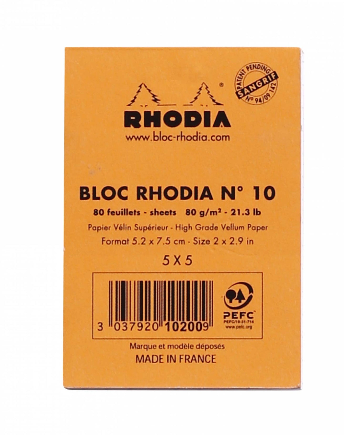 Rhodia Classic Notepad 2 x 3