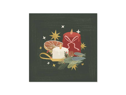 Alt Tag: Candles Holiday Light-Up Pop-Up Card featuring colorful artwork, stars, and candles, perfect for gifting from a stationery store.