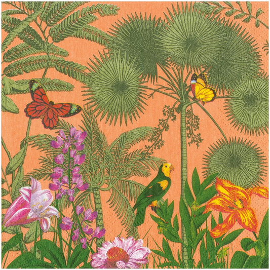 Paradise Garden Melon Dinner Napkin - package of 20