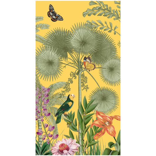 Paradise Garden Canary Guest Towel - package of 15