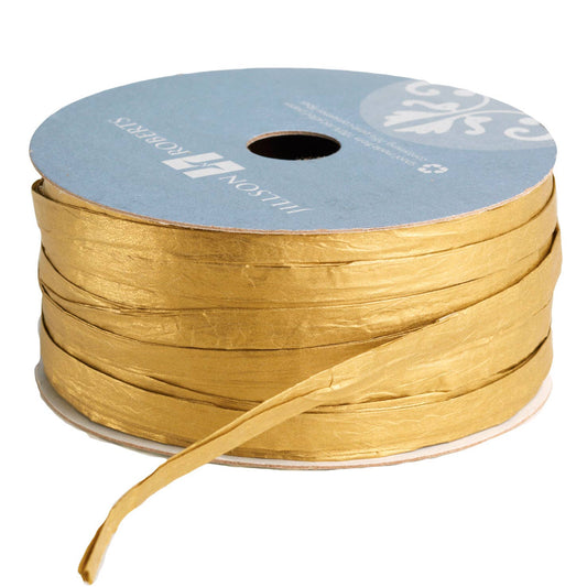 Gold Ribbon - Paper Raffia