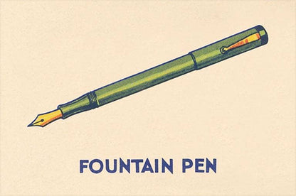 Postcard - Fountain Pen