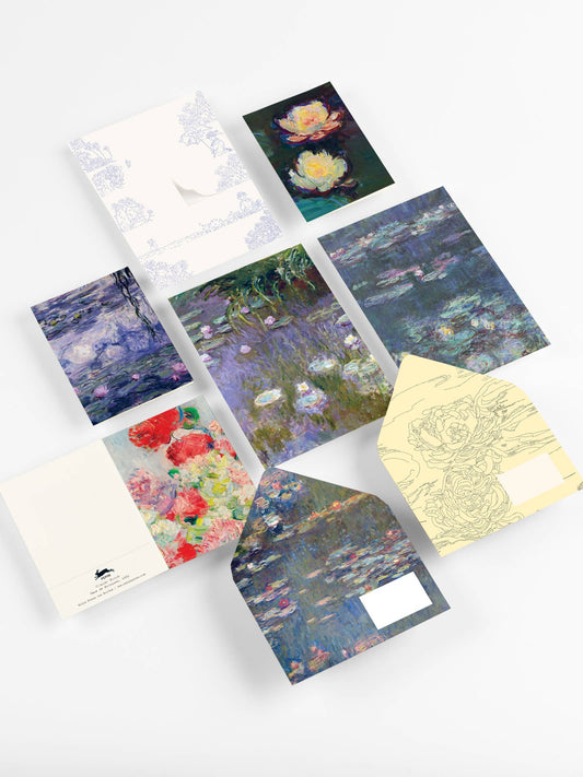 Claude Monet Correspondence Set with envelopes and greeting cards available at stationery store