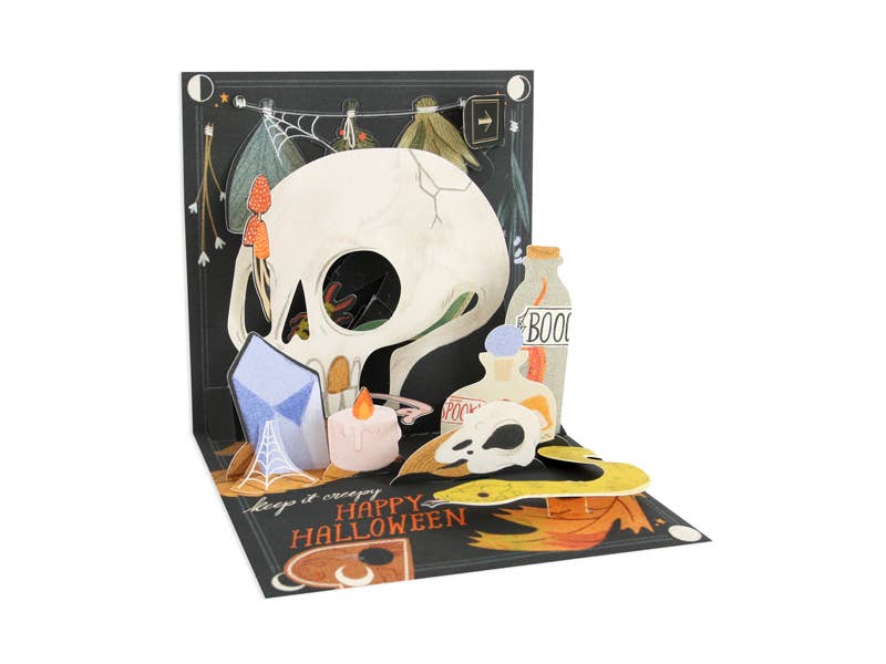 Halloween Skull Pop-Up Card