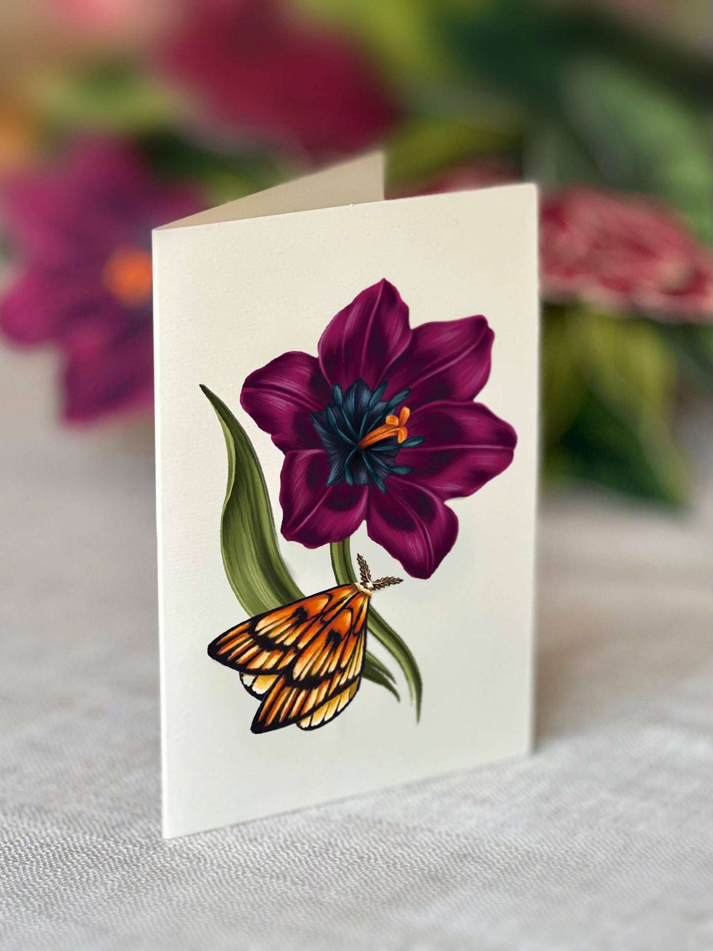 Moonlight Garden Pop-up Greeting Card