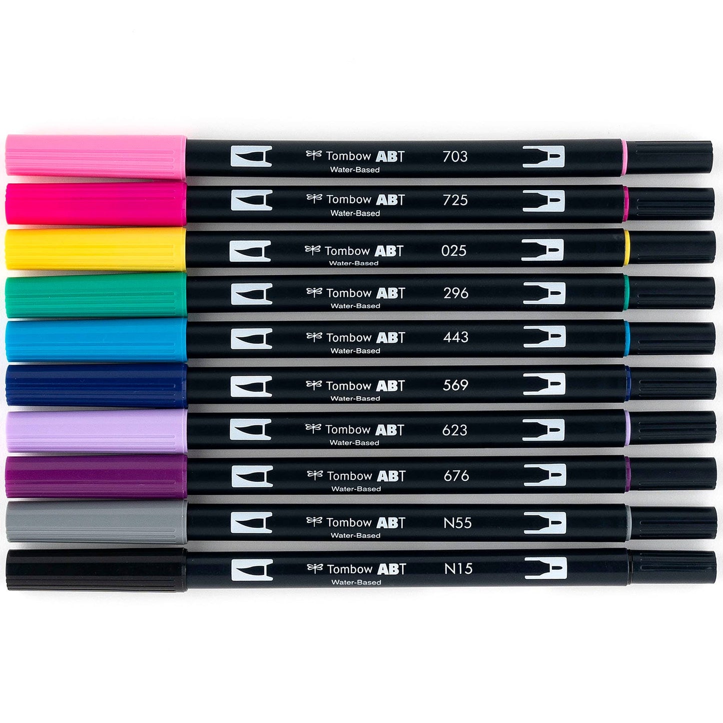 Dual Brush Pen Art Markers: Galaxy - 10-Pack