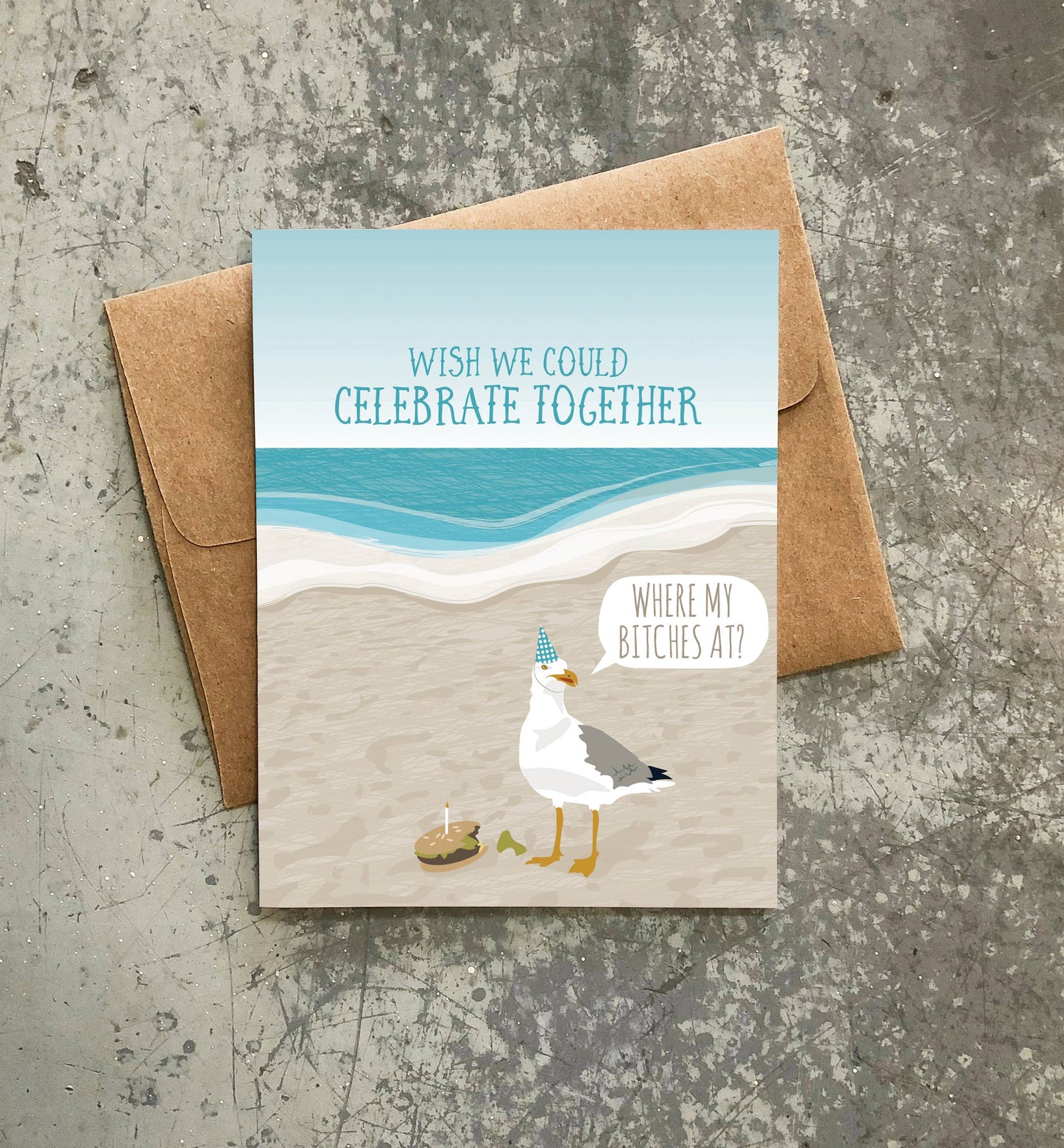 Where My Bitches At Birthday Card