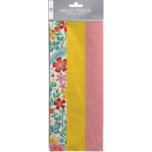 Tissue - Multi - Happy Wildflowers