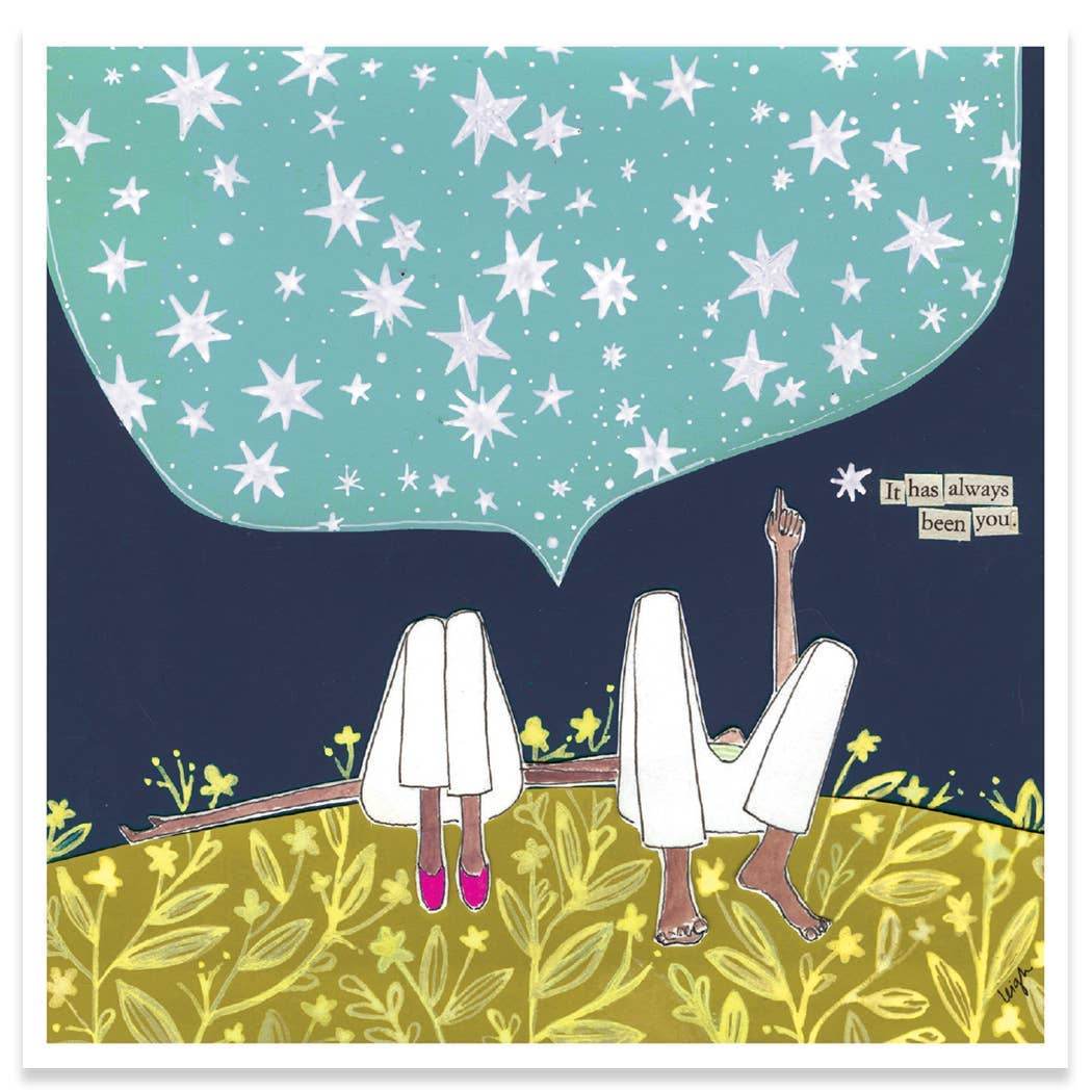 ALWAYS BEEN YOU LOVE GREETING CARD 5.5 x 5.5