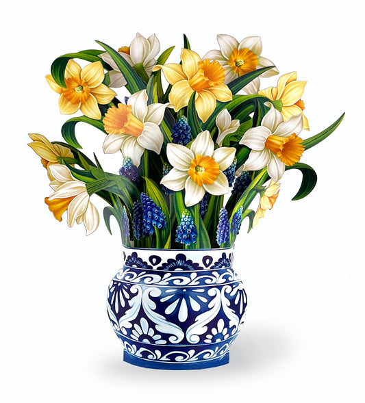 English Daffodils Pop-up Greeting Card