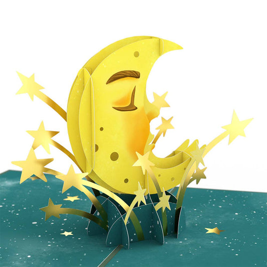 Love You to the Moon and Back 5''x7'' Card, Pop-Up Cards