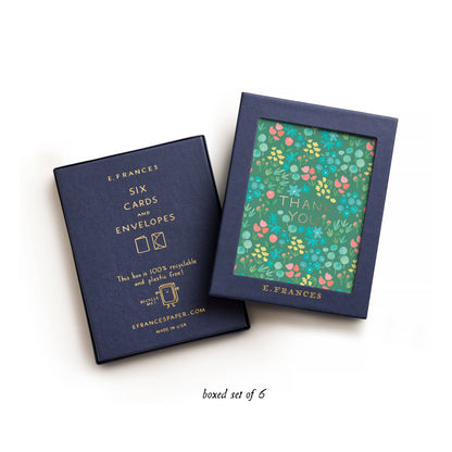 Sage Meadow Thank You Boxed Card Set