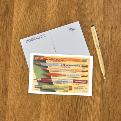 Postcard - Varieties of Pencils