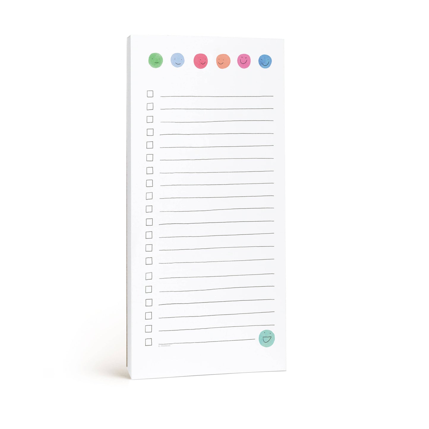 Happy Dots Market Notepad  l To do List Checkboxes