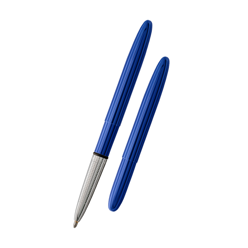 Blueberry Bullet Space Pen from stationery store collection, elegant blue design and high-quality finish.