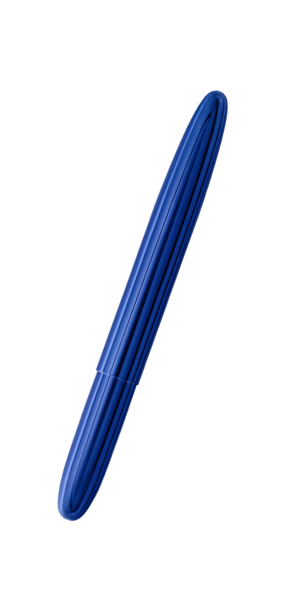 Blueberry Bullet Space Pen from stationery store collection, elegant blue design, high-quality writing instrument for all surfaces.