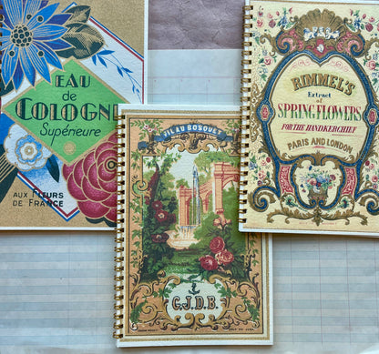 Vintage Label Notebooks Large