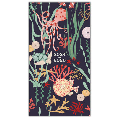 2025 Under the Sea Two-Year-Plus Pocket Planner