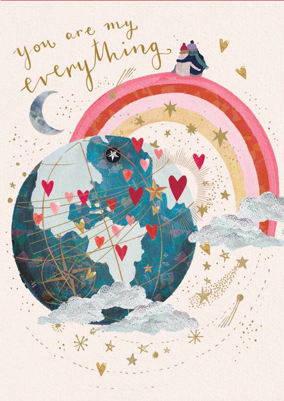 MY EVERYTHING  | LOUISE TILER VALENTINE'S DAY CARD