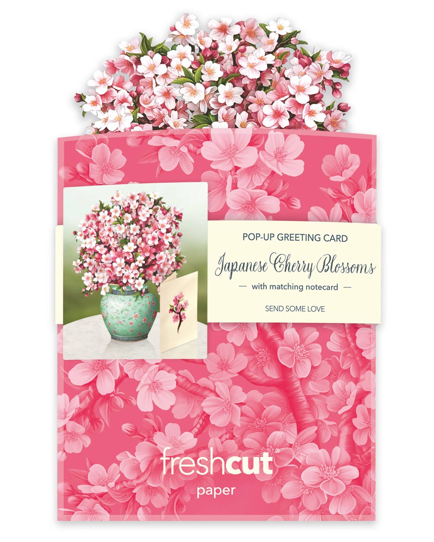 Mini Japanese Cherry Blossom Pop Up Card