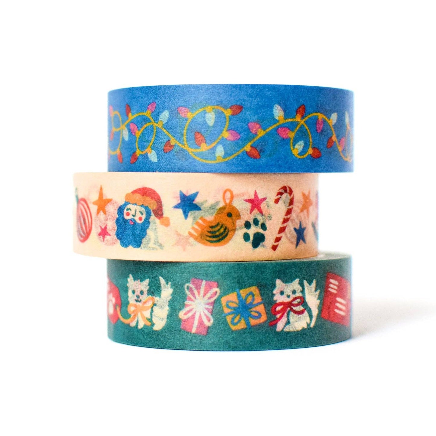 Merry Pets Christmas Washi Tape Set