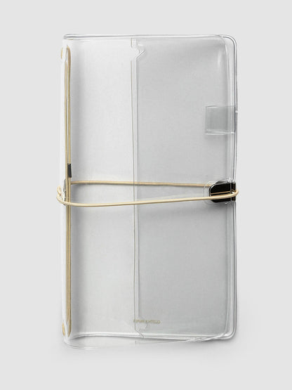 Clear Vinyl Travel Notebook Cover | A5 Slim