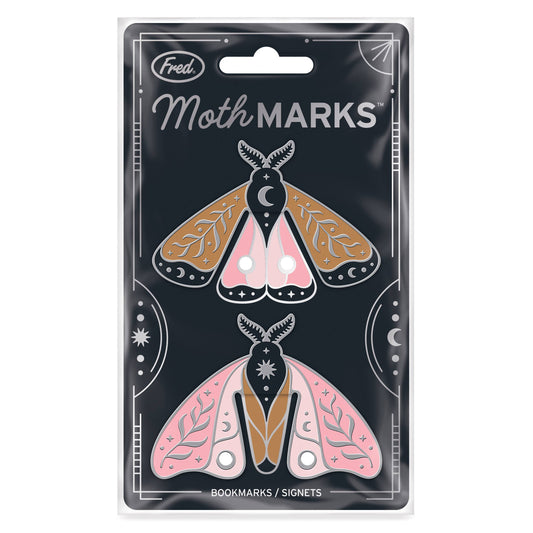 MOTH MARKS - Celestial Moth Bookmarks