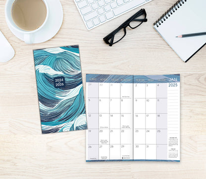 2025 Ocean Swell Two-Year-Plus Pocket Planner