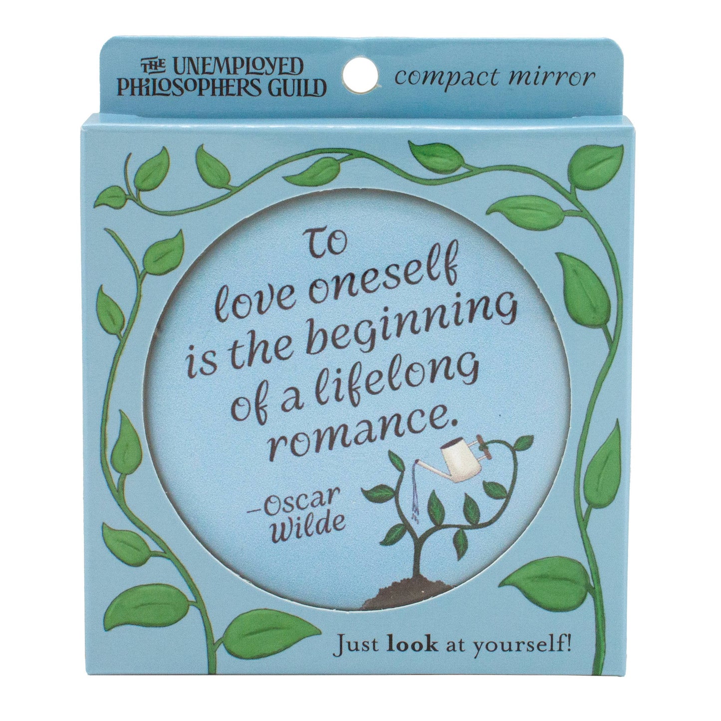 Oscar Wilde To Love Oneself Compact Mirror