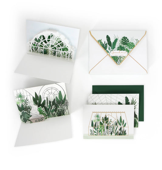 Greenhouses Pop-Up Card Boxed Notes