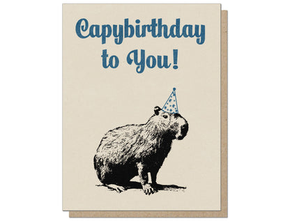 Capybirthday to You Birthday Card