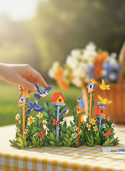 Mini Birdhouse Garden