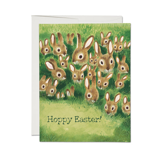 Richard Scarry Rabbit Family greeting card