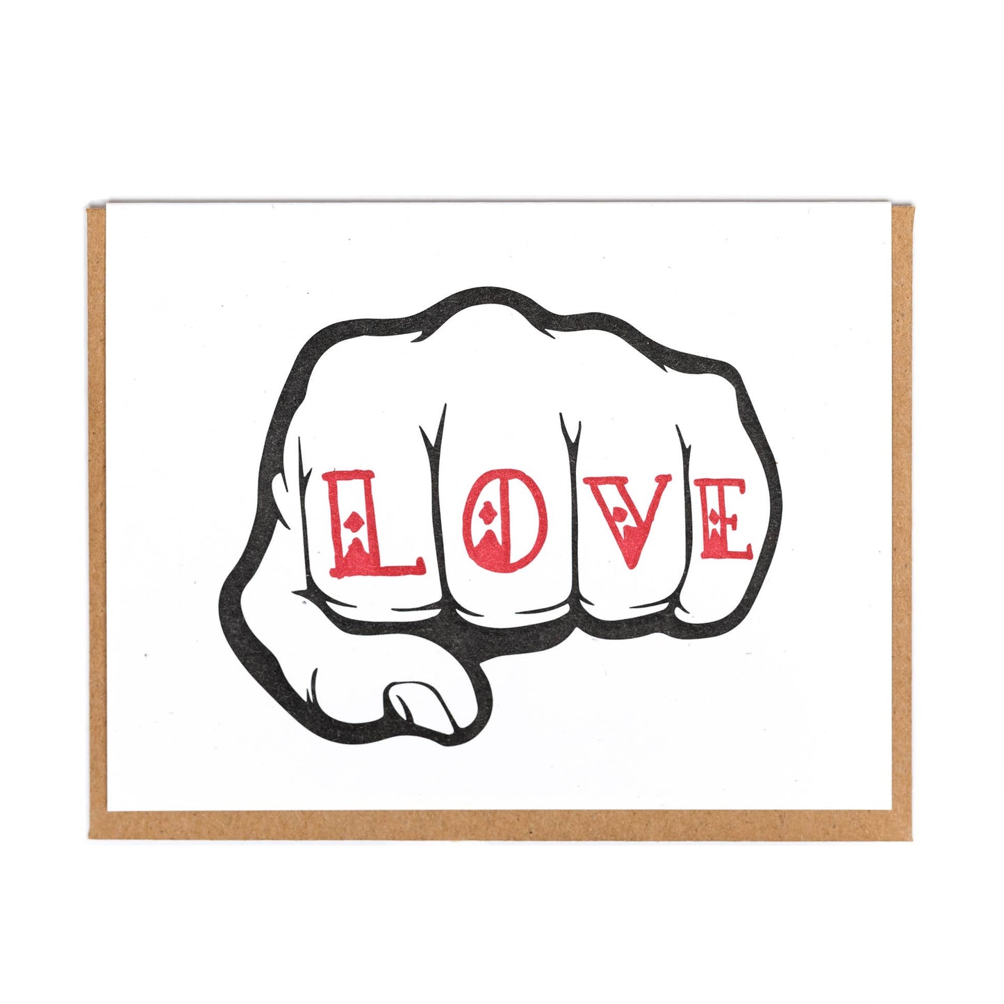 Love Fist Greeting Card
