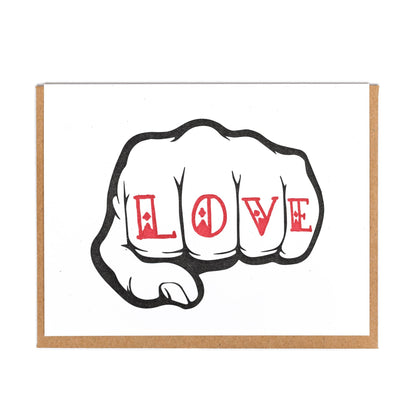 Love Fist Greeting Card