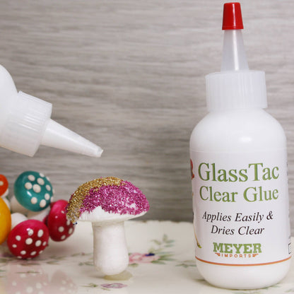 Glass-Tac Clear - Glass Glitter Glue - 2oz Bottle #310-0001