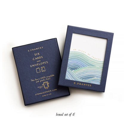 Ocean of Thanks Boxed Card Set