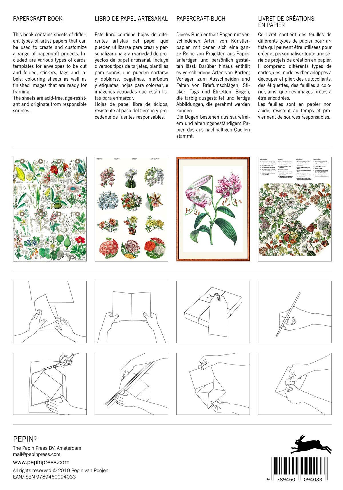 Flowers Papercraft Book