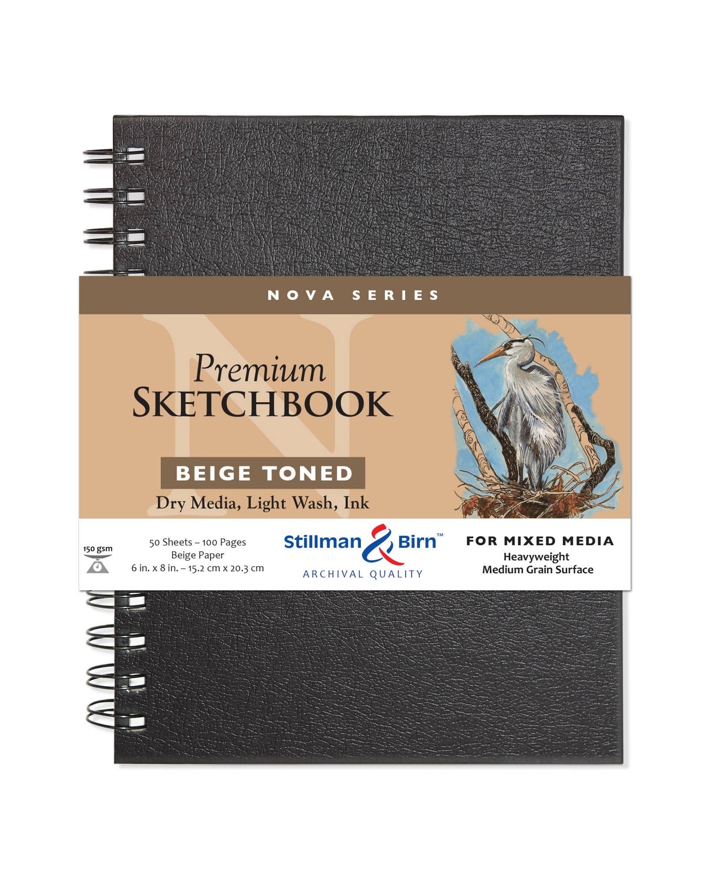 Stillman & Birn Mixed Media Art Journal - BEIGE NOVA SERIES