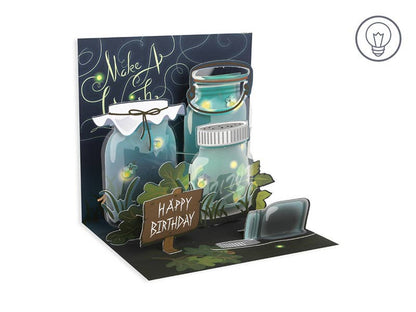 Lightning Bugs Pop-Up Card