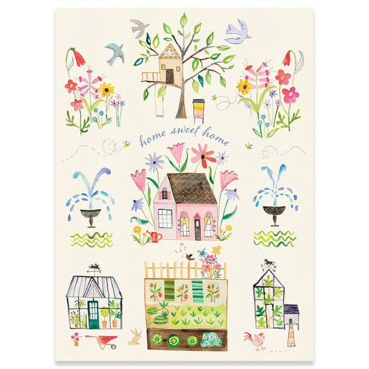 SUMMEROLOGY NEW HOME GREETING CARD 4.5 x 6.25