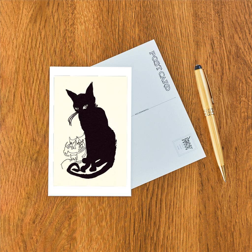 Postcard - Black Cat