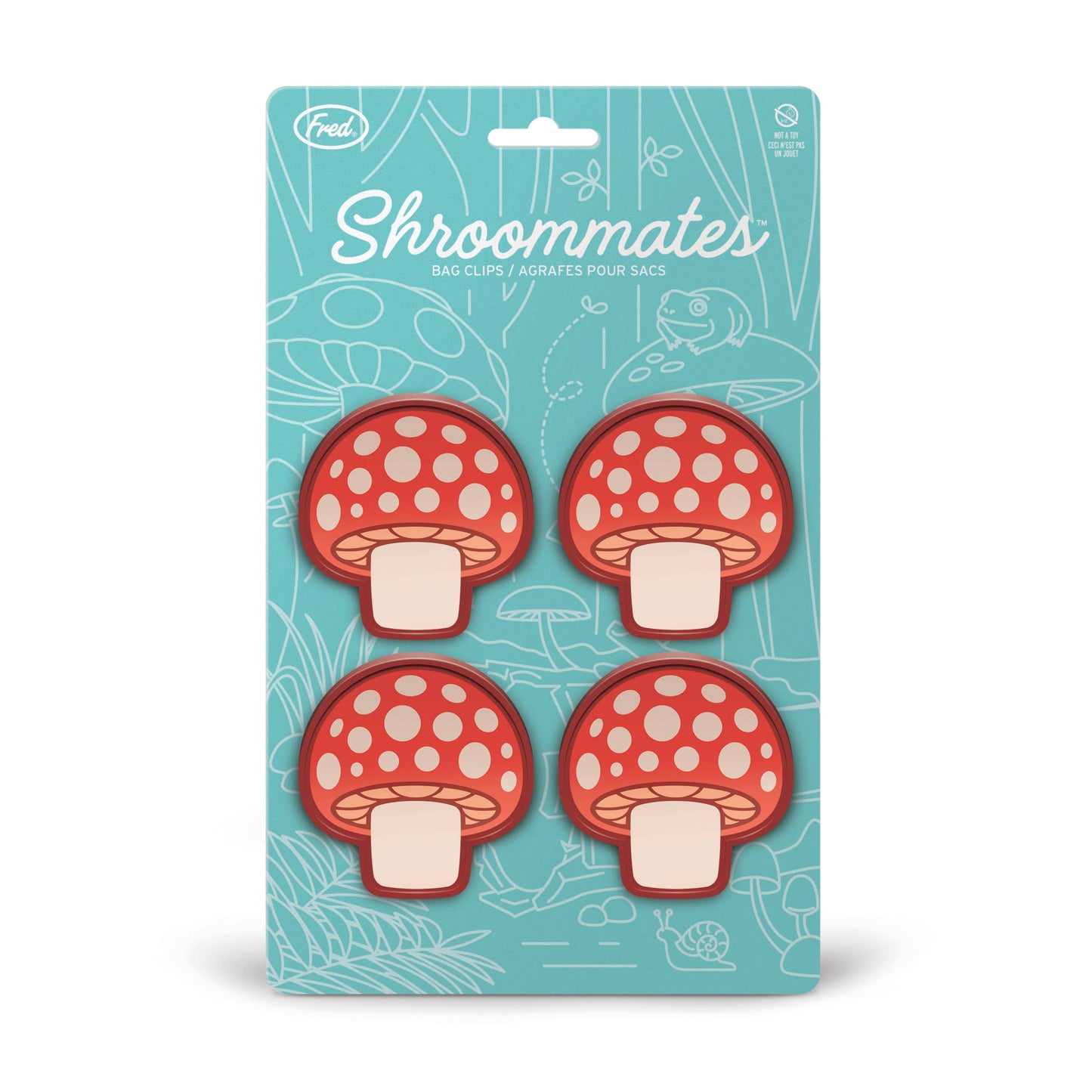 Shroommates - Mushroom Bag Clips- Set of 4