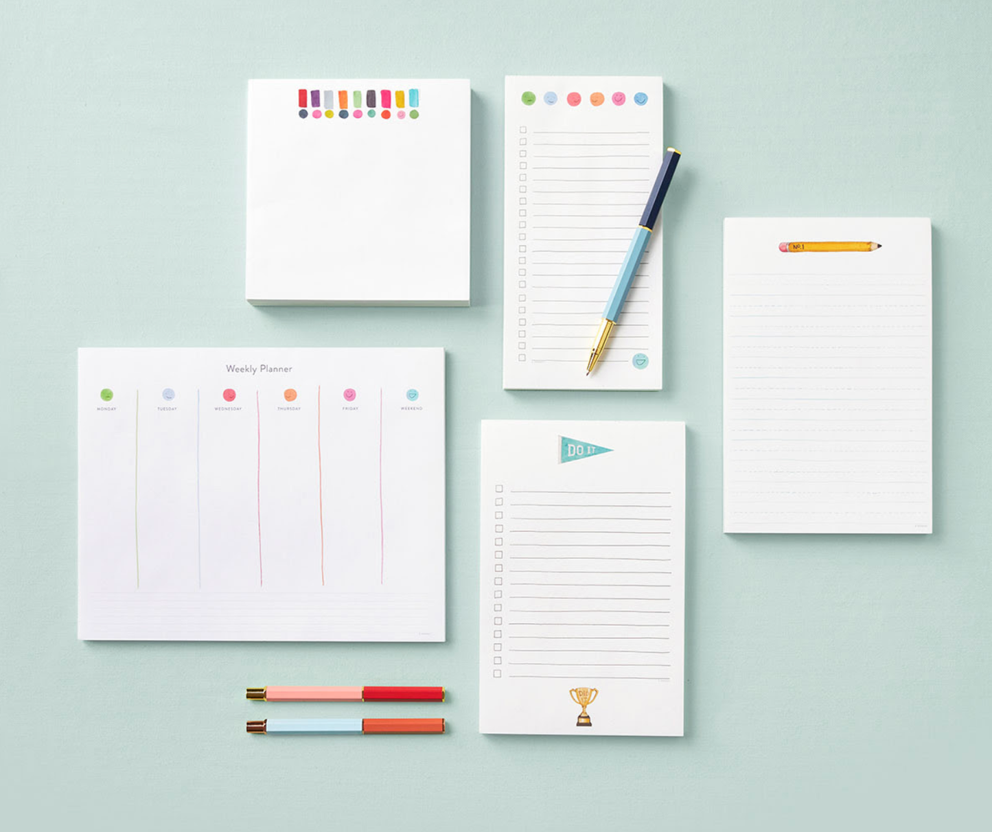 Happy Dots Market Notepad  l To do List Checkboxes