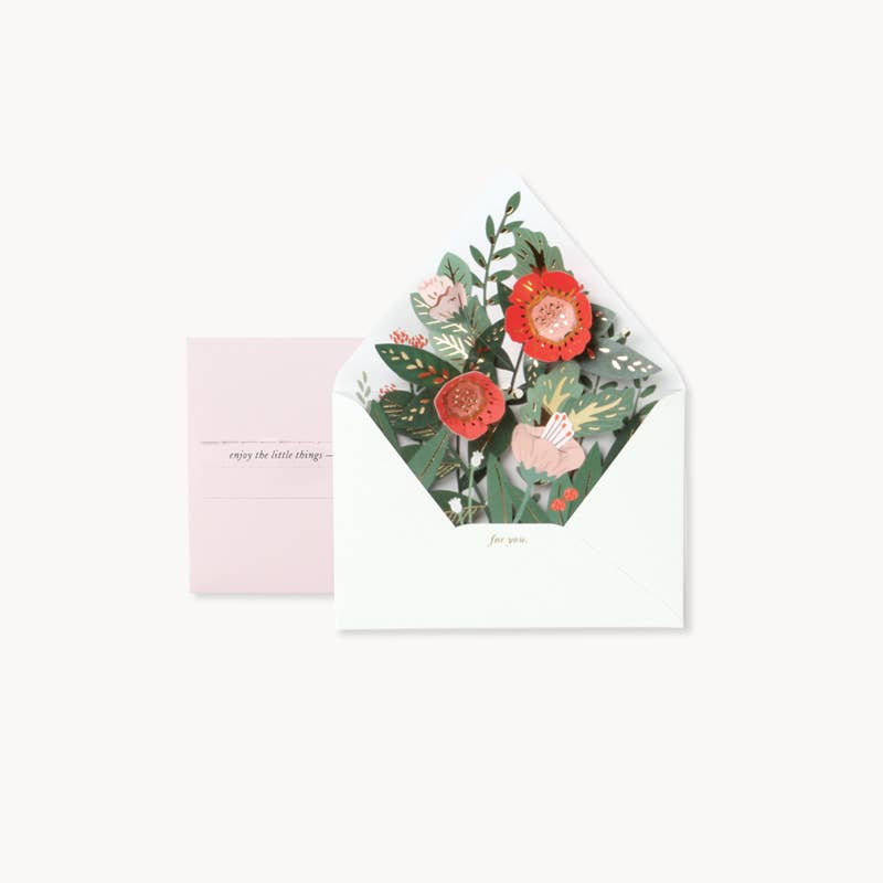 Floral Envelope Pop-Up Card