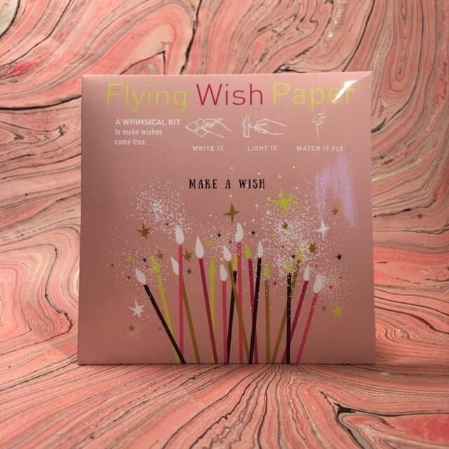 Make a Wish Birthday Kit with 15 Wishing Papers, perfect for stationery stores.