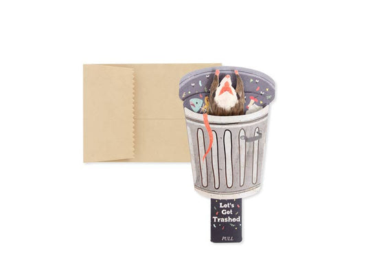 Trash Possum Mini Pop-Up Card