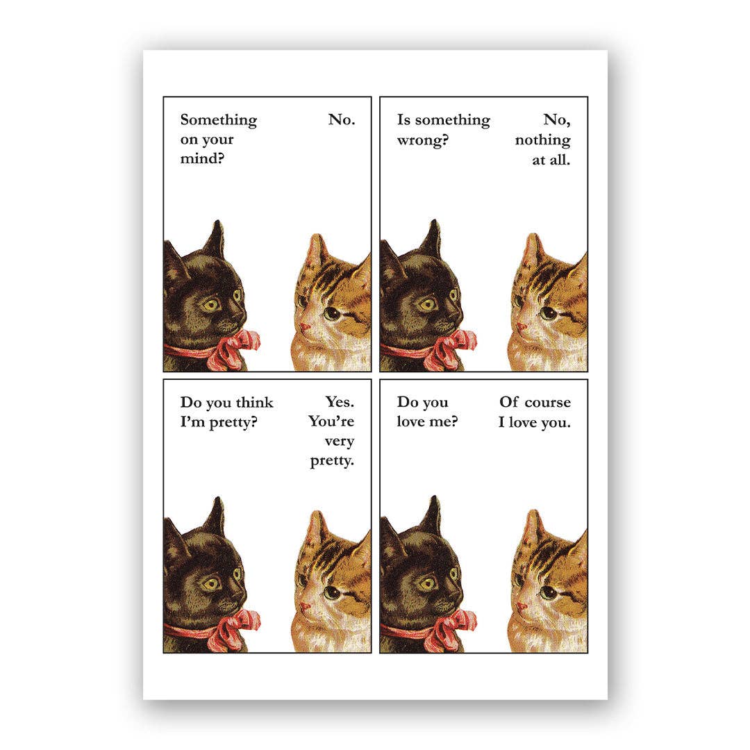Pretty Kitties Greeting Card